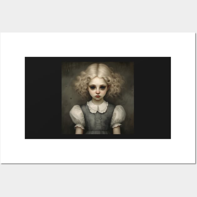 Jane Doe Sad Child Wall Art by EpicFoxArt